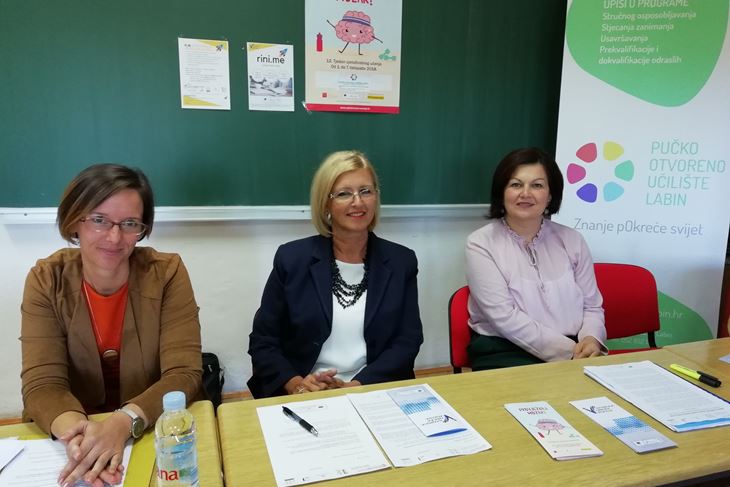 Lana Načinović, Daniela Mohorović i Maja Milevoj