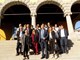 Delegacija Grada Buzeta ispred općinske vijećnice 