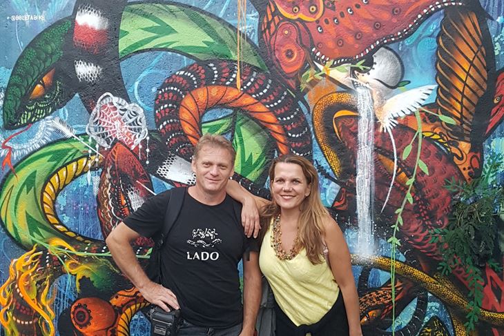 Elis Lovrić i Stjepan Večković, Ulica s grafitima - Beco de Batman, Sao Paulo