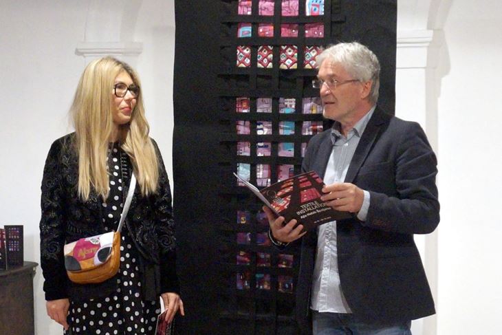 Ajla Hebib Špoljarec i Saša Nikolić na otvaranju izložbe