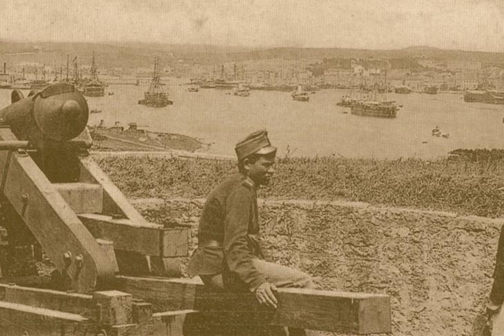 Pogled na Pulu s tvrđave Maks