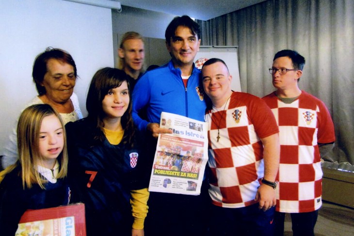 Dalić i Vida s Brankom Butorac i korisnicima pulskog DSC-a