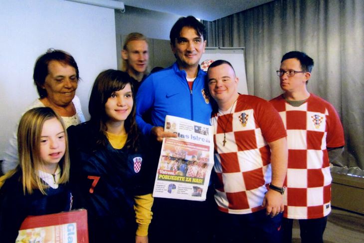 Dalić i Vida s Brankom Butorac i korisnicima pulskog DSC-a