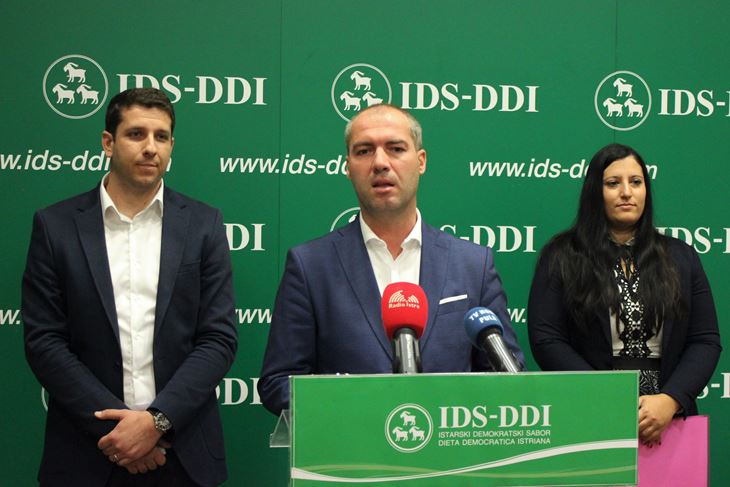 Press IDS, Marin Lerotić, Robert Cvek i Kristina Rabar, studeni 2018.