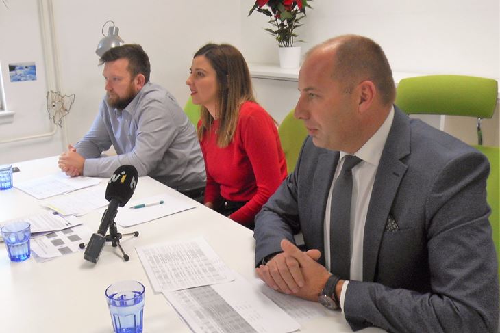 Manuel Živolić, Iva Jekić i Renato Krulčić (A. DAGOSTIN)