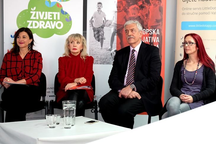 Na fotografiji Sanja Musić Milanović, Aida Salihagić Kadić, Milivoj Jovančević i Jasenka Borovčak. foto HINA