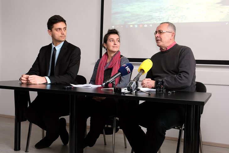 Ivan Bertović, Sanja Maričević i Željko Stipić (Foto HINA)