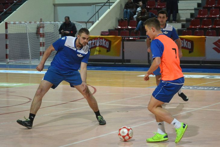 Christian Bošnjak (Samson i Dalila, lijevo) se veselio na kraju (D. MEMEDOVIĆ)