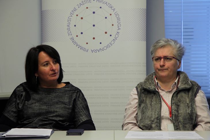 Jelena Ivezić i Josipa Rodić  (Foto HINA)