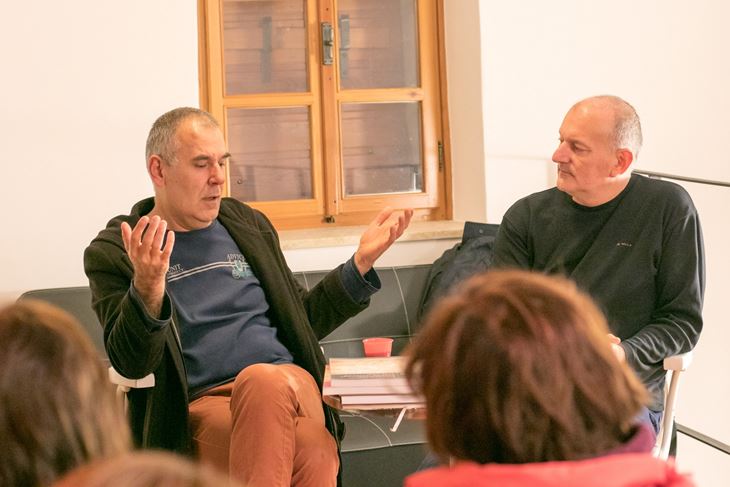 Milo Jukić i Davor Šišović u Kući za pisce (M. CEROVAC)