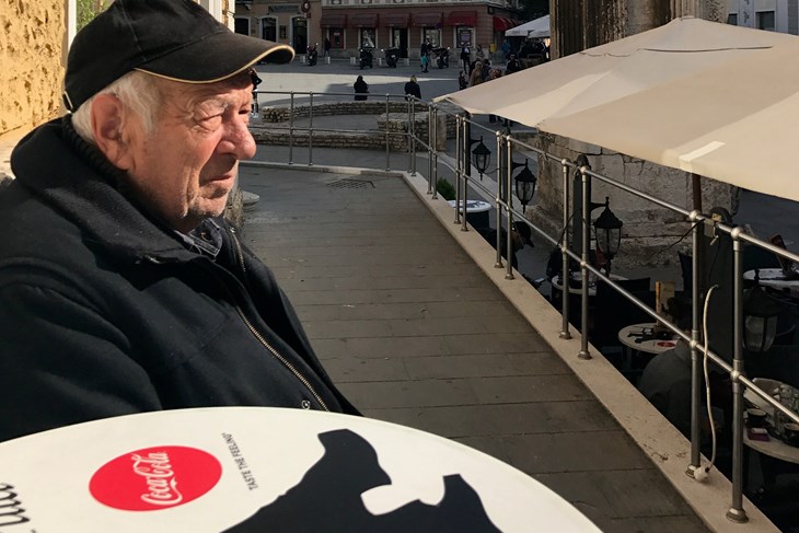 Branislav Bimbašić na svojoj poziciji ispred "Uliksa"