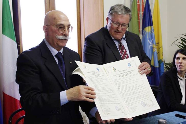 Načelnici bratimljenih općina Angelo Larocca i Claudio Stocovaz (L. JELAVIĆ)