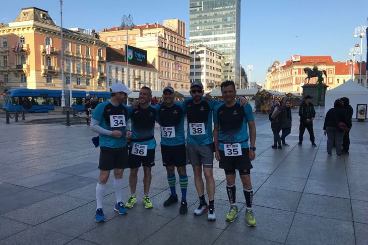 Članovi umaškog Olimpika na startu ultramaratona u Zagrebu