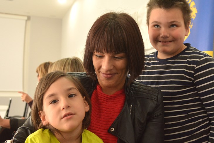Kad porastem bit ću policajac - Mihael Milinković s mamom Suzanom i bratom Goranom (Danilo MEMEDOVIĆ)