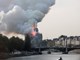 Plamen guta katedralu Notre Dame
