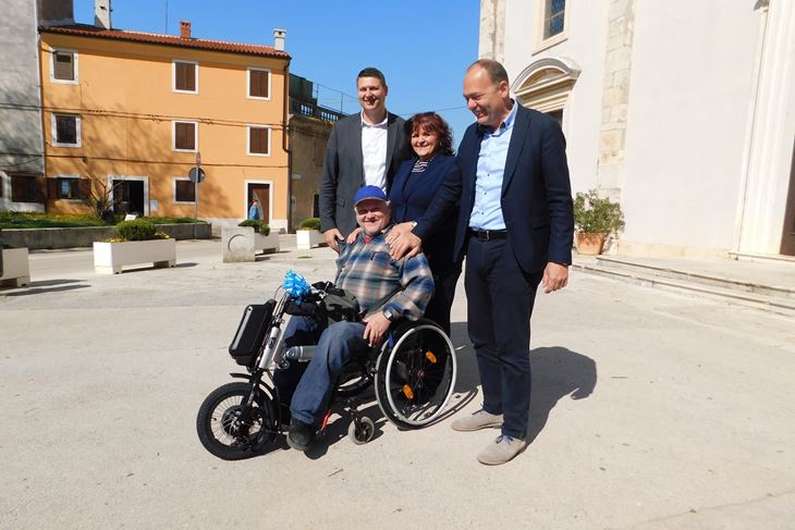 Milorad s Eneom Codaccijem, Danijelom Juran-Brajković i Klaudijom Vitasovićem (Z. STRAHINJA)