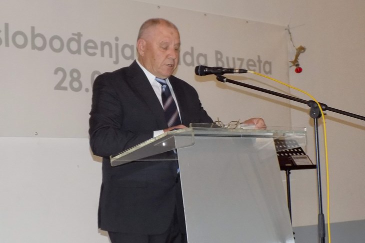 Predsjednik Udruge antifasista Buzeta Edo Jerman