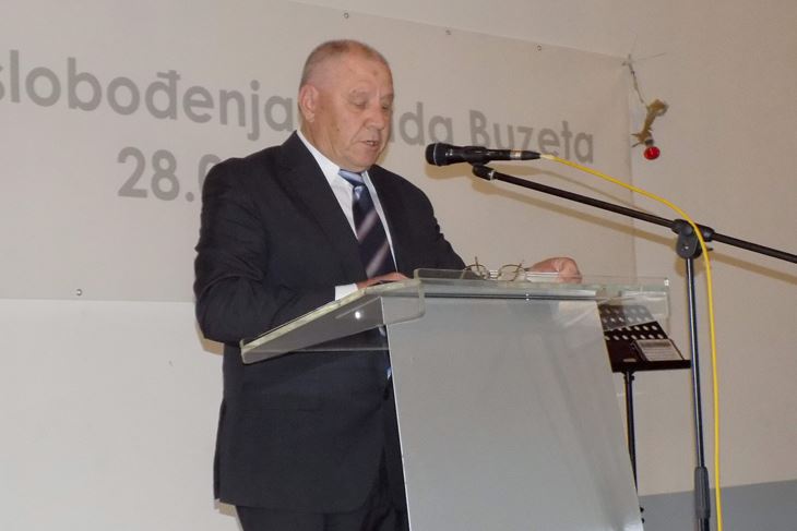 Predsjednik Udruge antifasista Buzeta Edo Jerman