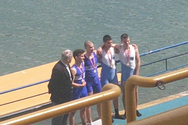 VICEPRVACI HRVATSKE - Fabio Ipsa i Luka Markulinčić (desno) uz zlatne Tomislava Šaina i Valenta Sinkovića