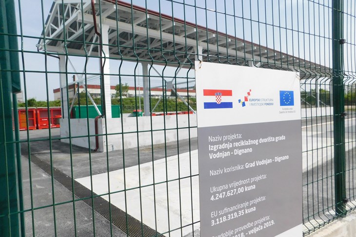 Reciklažno dvorište u Vodnjanu čeka upis u očevidnik nadležnog ministarstva