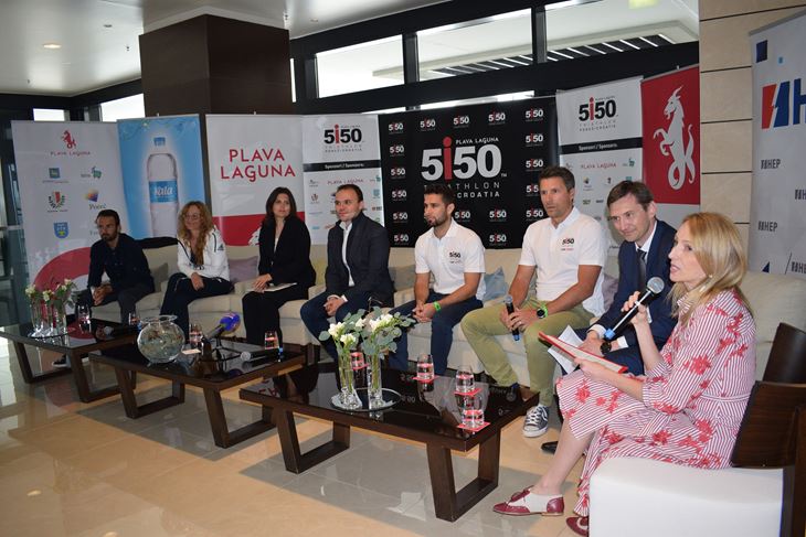 Predstavljanje olimpijskog triatlona u Poreču