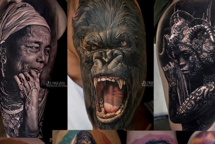 Radovi učesnika Hrvatske Tattoo Konvencije Jurgisa Mikalauskasa: