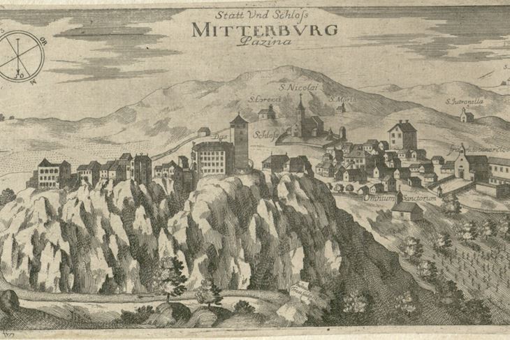 Valvasorova grafika Pazina, Mitterburga