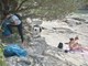 PULA, 08.06.2019. - Galebove stijene, akcija čišćenja (Snimio Neven LAZAREVIĆ)