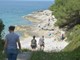 PULA, 08.06.2019. - Galebove stijene, akcija čišćenja (Snimio Neven LAZAREVIĆ)