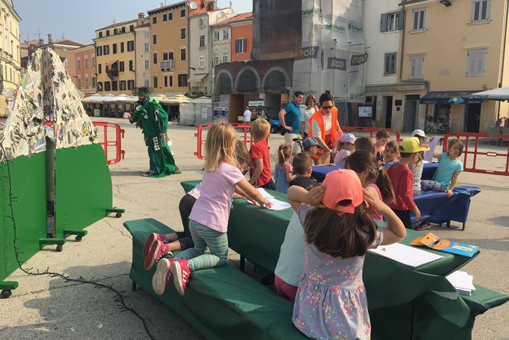 Grad Rovinj kao dugoročni cilj ima stvaranje navike recikliranja za građane, ali i turiste