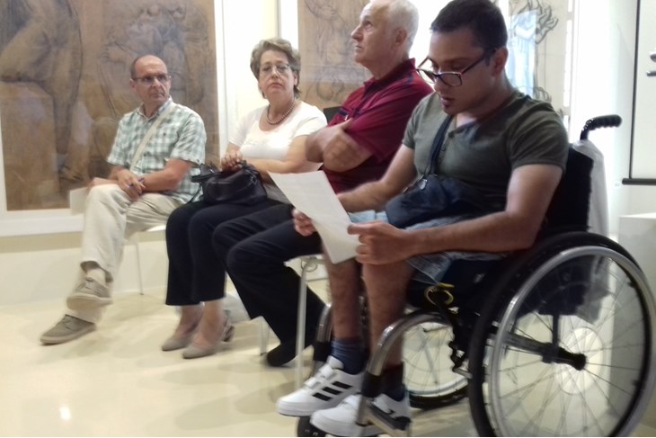 Marin Giljanović (desno) iz Društva osoba s tjelesnim invaliditetom Z. A.