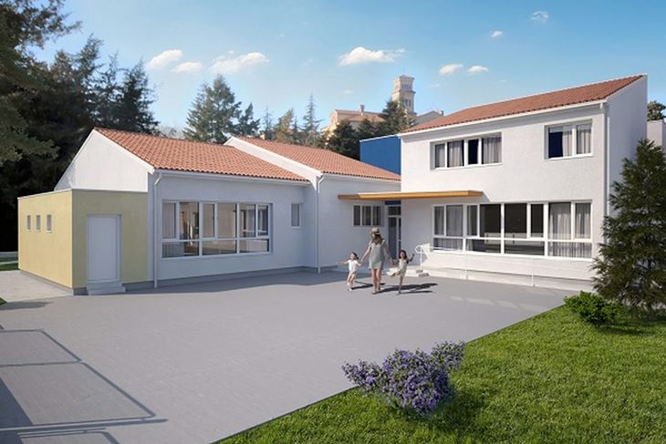 Vizualizacija dograđenog gradskog vrtića