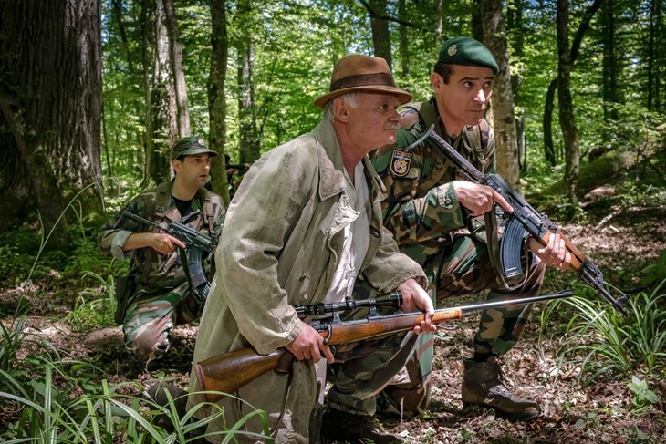 Kadar iz filma   "General" - Borko Perić, pok. Ivo Gregurević i Goran Višnjić