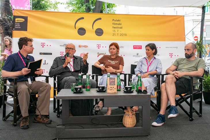 Boško Picula, Miha Mazzini, Judita Franković Brdar, Ira Cecić i Tomislav Pavlic (Manuel Angelini / PFF)