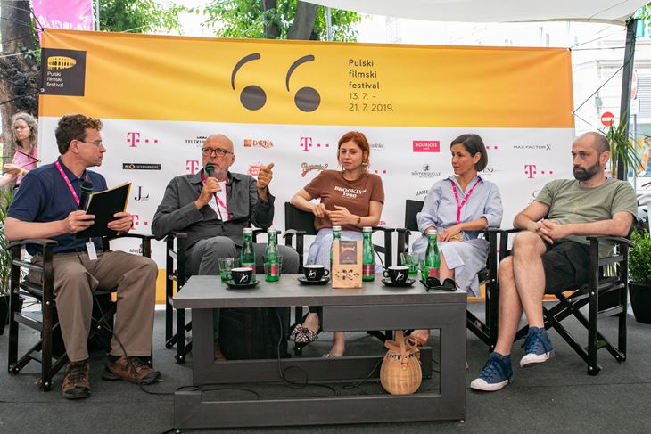 Boško Picula, Miha Mazzini, Judita Franković Brdar, Ira Cecić i Tomislav Pavlic (Manuel Angelini / PFF)