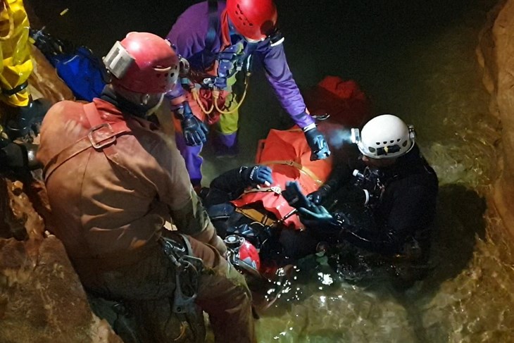 Složena akcija speleospašavanja (Arhiva KSHGSS)