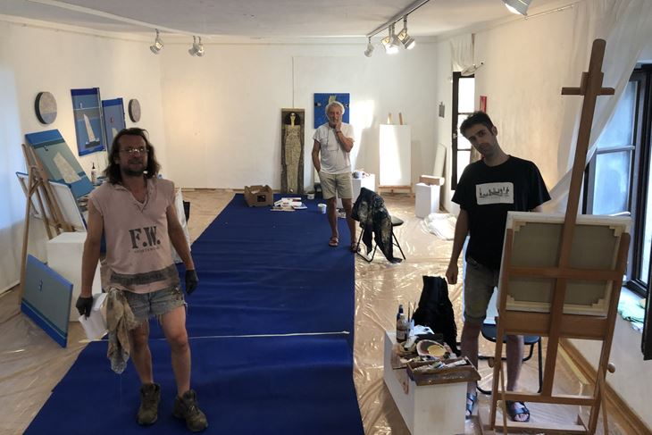 Umjetnici su zajedno od 20. srpnja svoje ideje pretvarali u umjetnička djela u gradskoj galeriji Fonticus