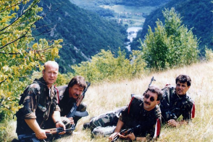 Bruno Glavić, Marijan Popić, Nini Pahović i Fuad Šehić Fudo (Goran HAMZIĆ)
