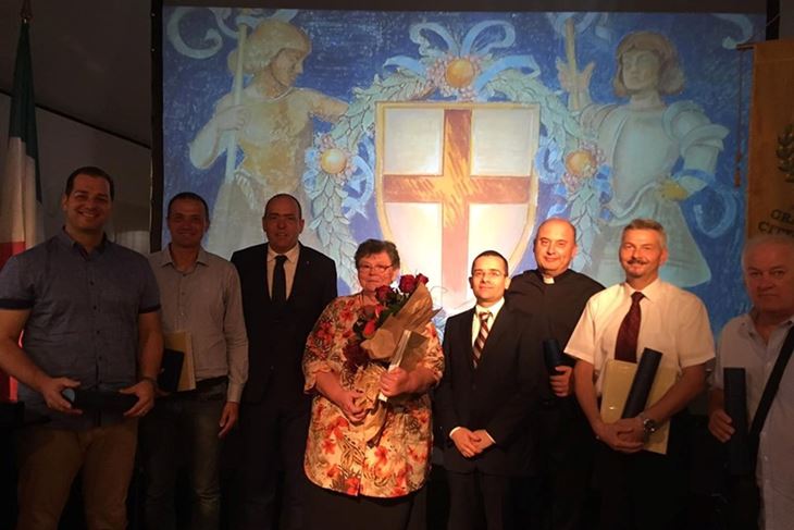 Zajednička fotografija ovogodišnjih gradskih laureata Vodnjana (Danilo MEMEDOVIĆ)