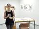 Valentina Butumović sa svojim radom "B BL(2) 15S" i nagradom (Danilo MEMEDOVIĆ)