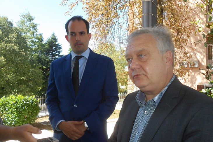 Ministar Ivan Malenica i zamjenik župana Fabrizio Radin Snimio: M. RIMANIĆ
