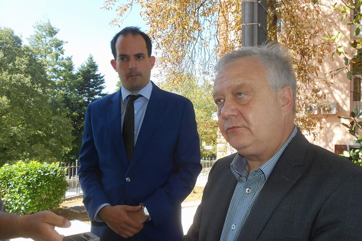 Ministar Ivan Malenica i zamjenik župana Fabrizio Radin Snimio: M. RIMANIĆ