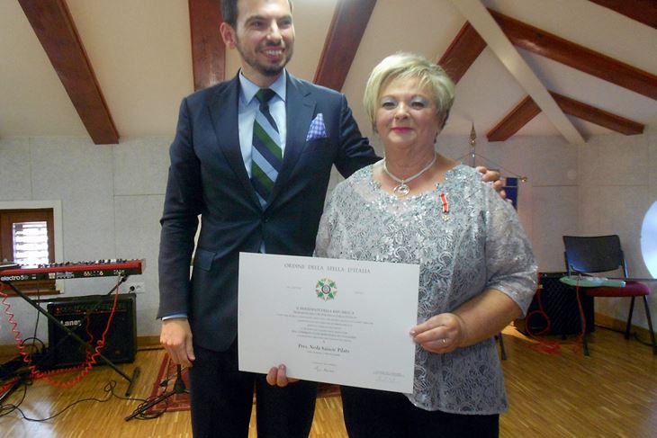 Generalni konzul Republike Italije u Rijeci Paolo Palminteri i Neda Šainčić Pilato (M. RIMANIĆ)
