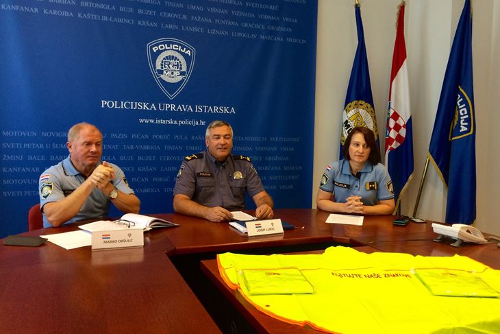 Marko Oršulić, Josip Lukić i Nataša Vitasović na konferenciji za novinare (B. PETROVIĆ)