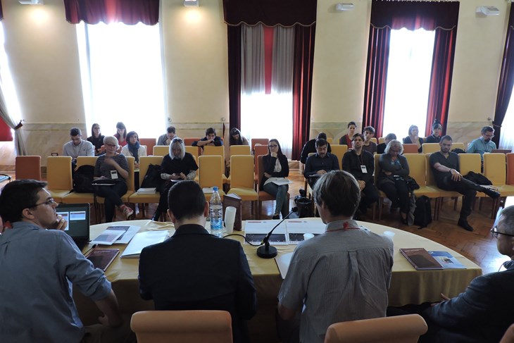 U organizaciji Centra za kulturološka i povijesna istraživanja socijalizma (CKPIS) na Sveučilištu Jurja Dobrile jučer je u Svečanoj dvorani Tone Peruško svečano otvoren četvrti dvogodišnji međunarodni znanstveni skup Socijalizam na klupi, a ovogodišnja tema je "Kontinuiteti i inovacije", u prvom planu Boris Koroman, snimio Andrea Matošević