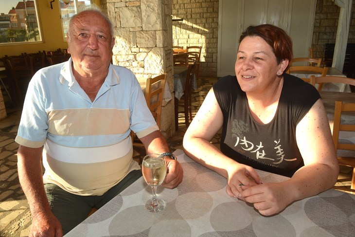 Klaudija s jednim od svojih gostiju, Antonom Sirotićem - Tone Patata