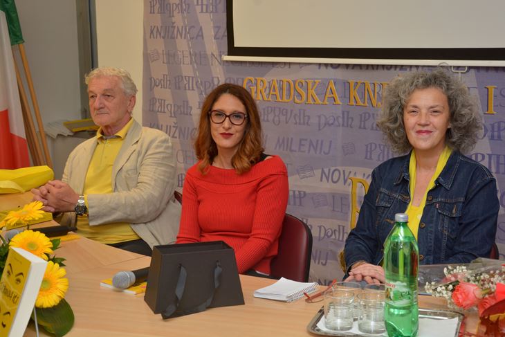Vlado Mandić, autorica i Sandra Pocrnić Mlakar  (Neven LAZAREVIĆ)
