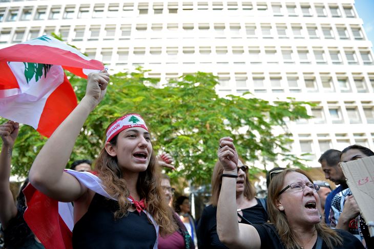 LEBANON PROTESTS (EPA)
