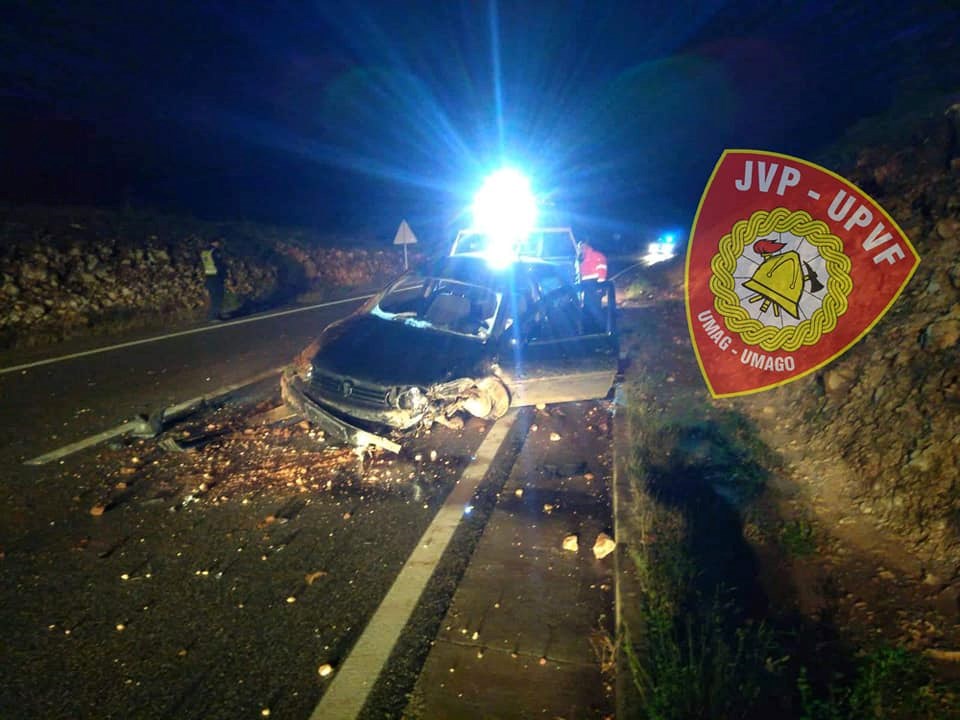 Prometna nesreća na cesti Ponte Porton - Nova Vas (Foto: JVP Umag)