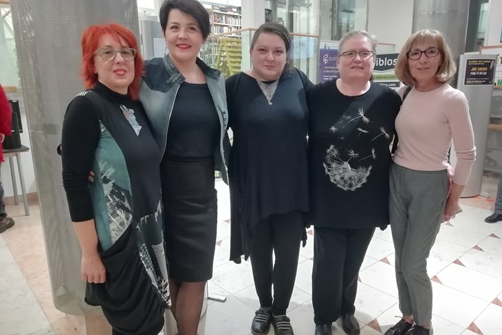 Melita Premate, Sandra Veršić, Maja Čerljenko, Loreta Rovis i Anica Sinčić